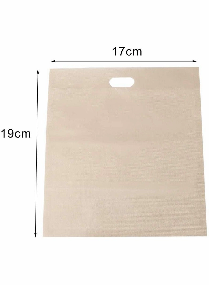 Non Stick Toaster Bags - Heat Resistant 250°C 10 Pack