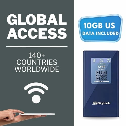 Skylink Global 4G LTE Mobile Hotspot - 300Mbps 802.11ac