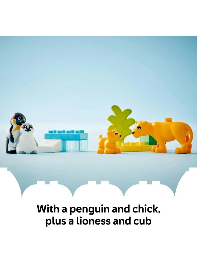 Wild Animal Families: Penguins & Lions (6518545) 10 pcs
