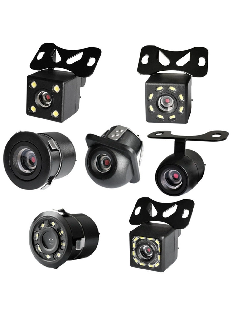 HD reversing camera with light - night vision 720*480 pixels
