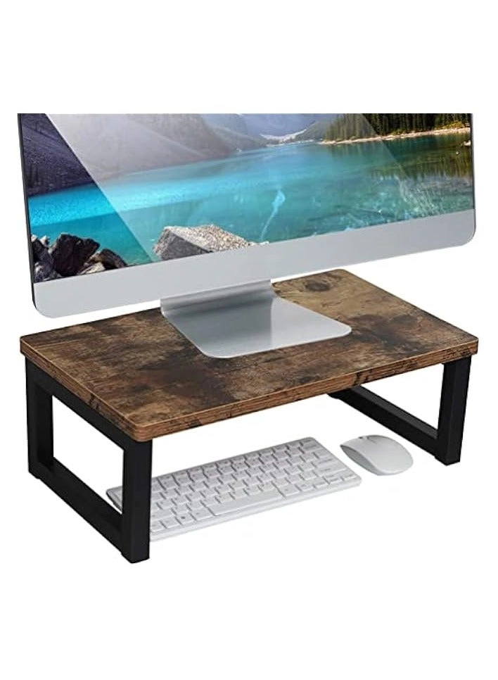 Monitor Stand Riser - White 50(L) x 20(W) x 7.7(H) cm