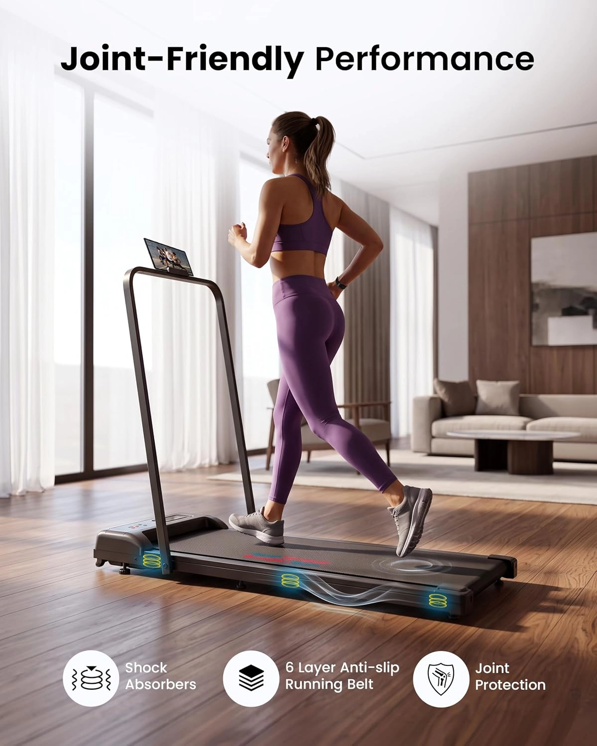 Walking Pad Treadmill - 430 × 1050 mm