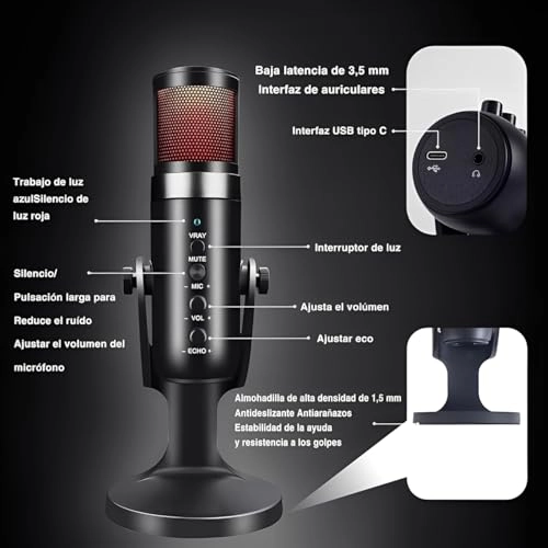 Z359 USB+3.5mm-Mini-Jack Microphone