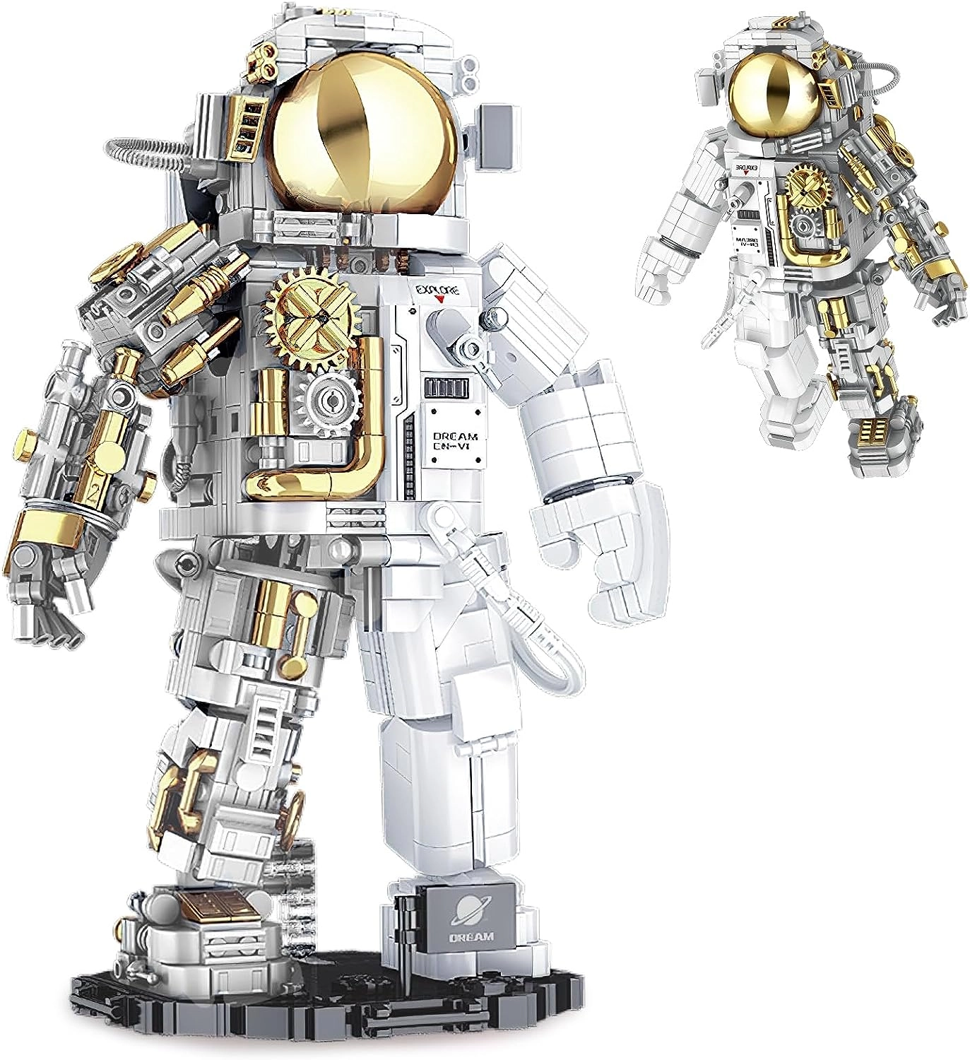 Mechanical Astronaut Building Blocks - Science Fiction, Space