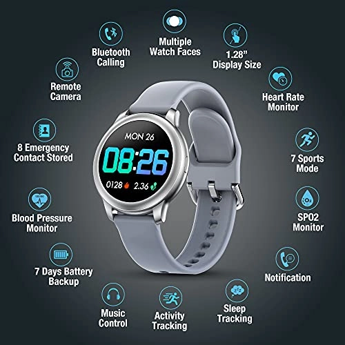 Fit 2.0 - Bluetooth Calling SPO2 Blood Pressure Monitor