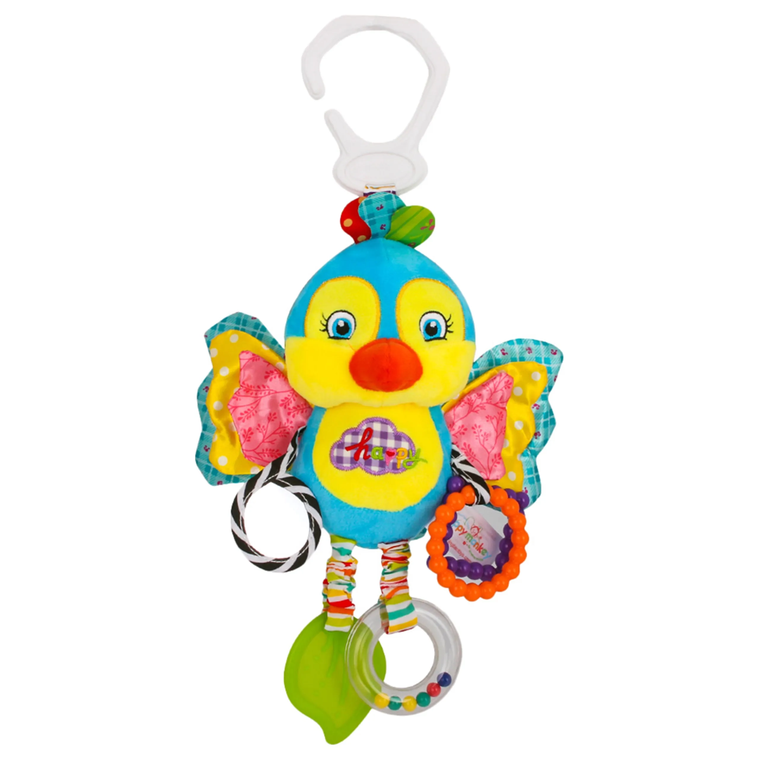 Little Angel Baby Toys Hanging Rattle Soft Toy Hanging Rattle Soft Toy - 6 months