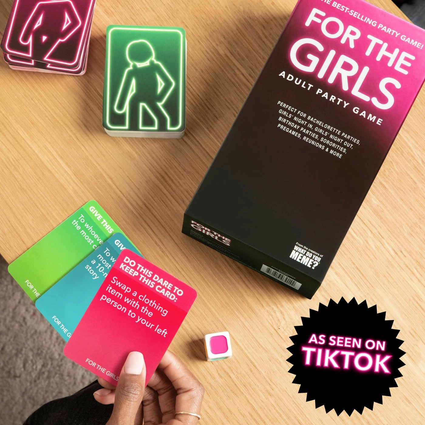 For The Girls - 400 Cards Includes a die Ages 17+