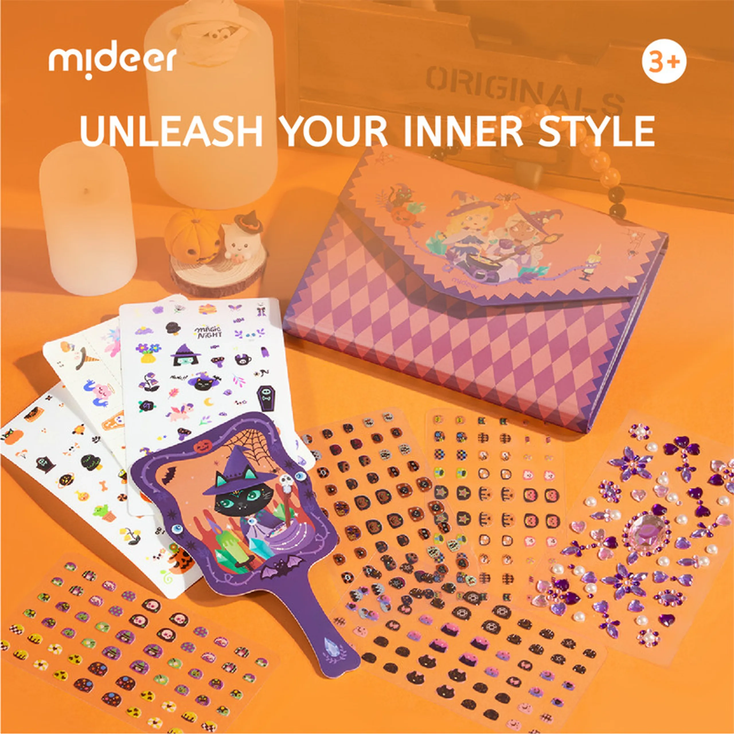 Halloween Stickers & Tattoo Set