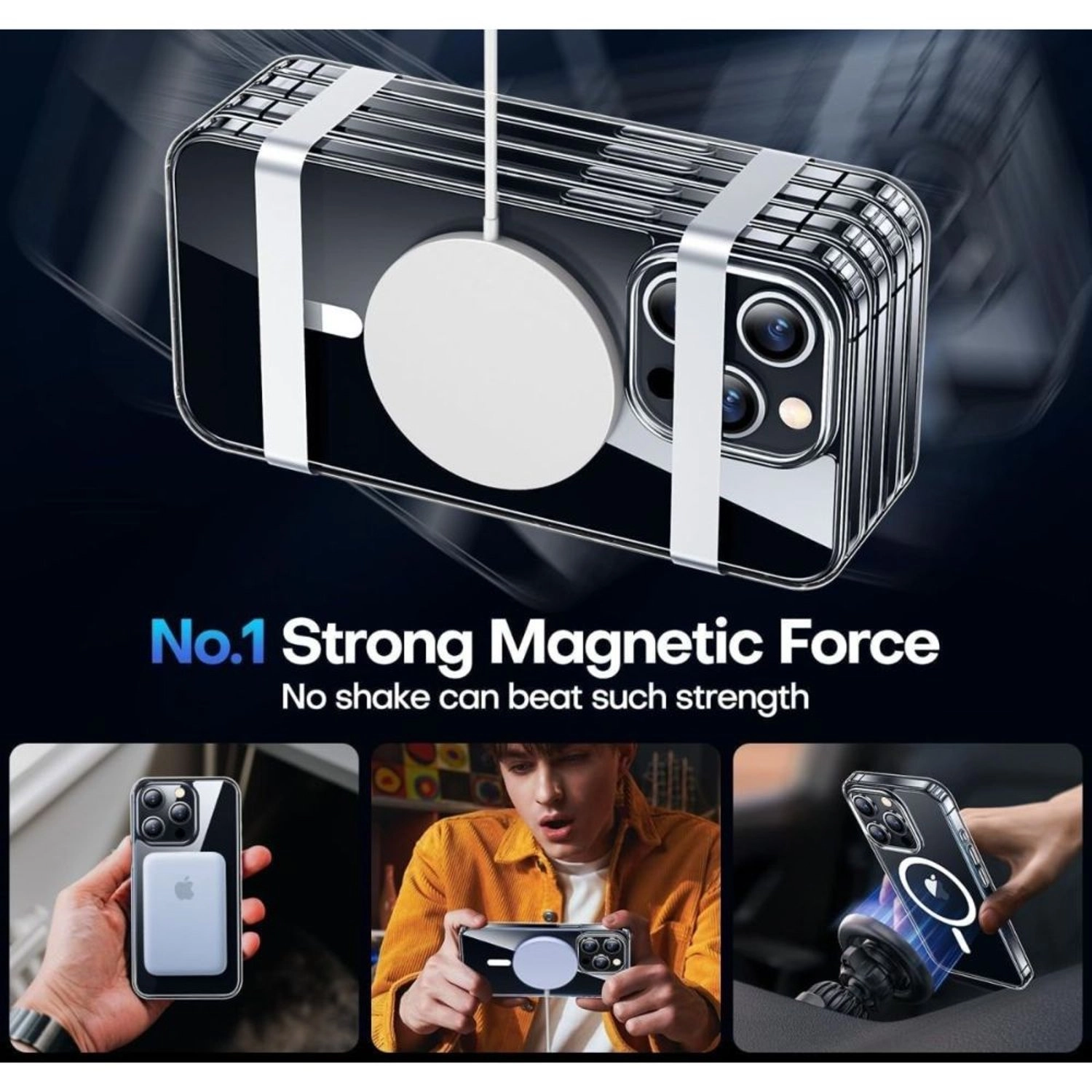 Clear MagSafe Case for iPhone 15 Pro