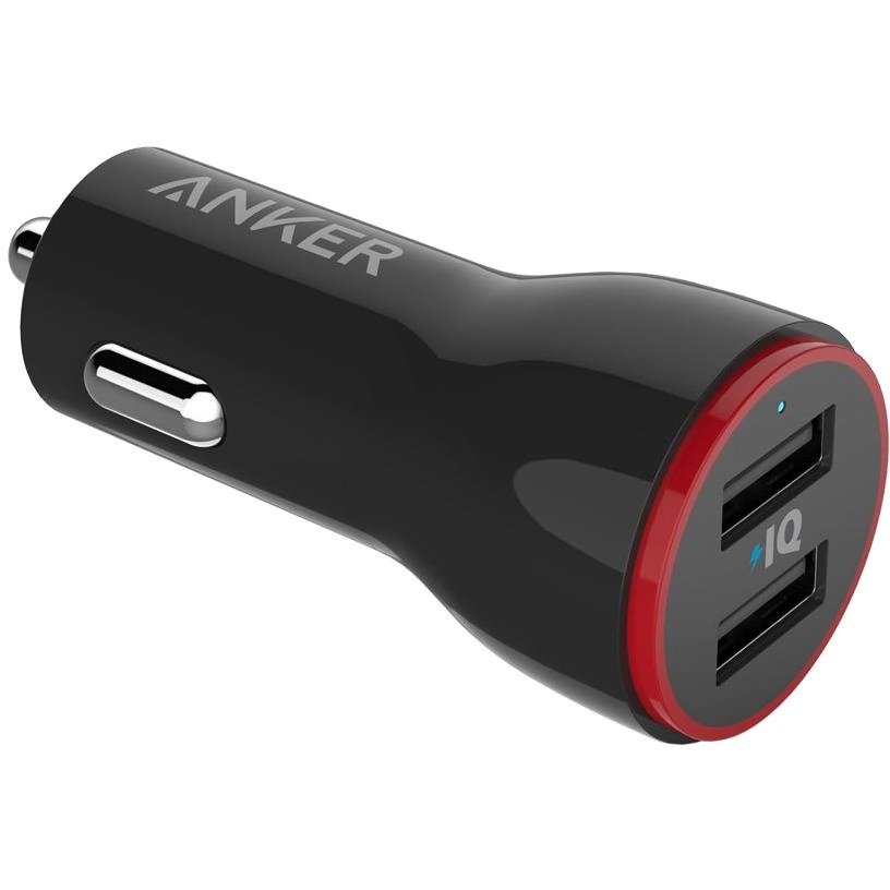 Anker PowerDrive 2 Elite - 24W Dual USB Quick Charge 3.0