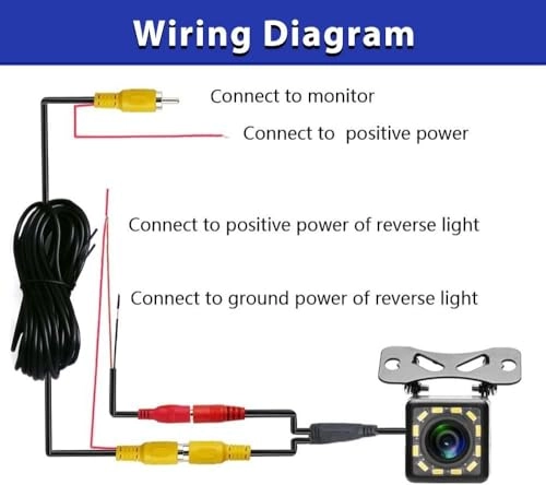 Rear View Camera - Night vision RCA 720P