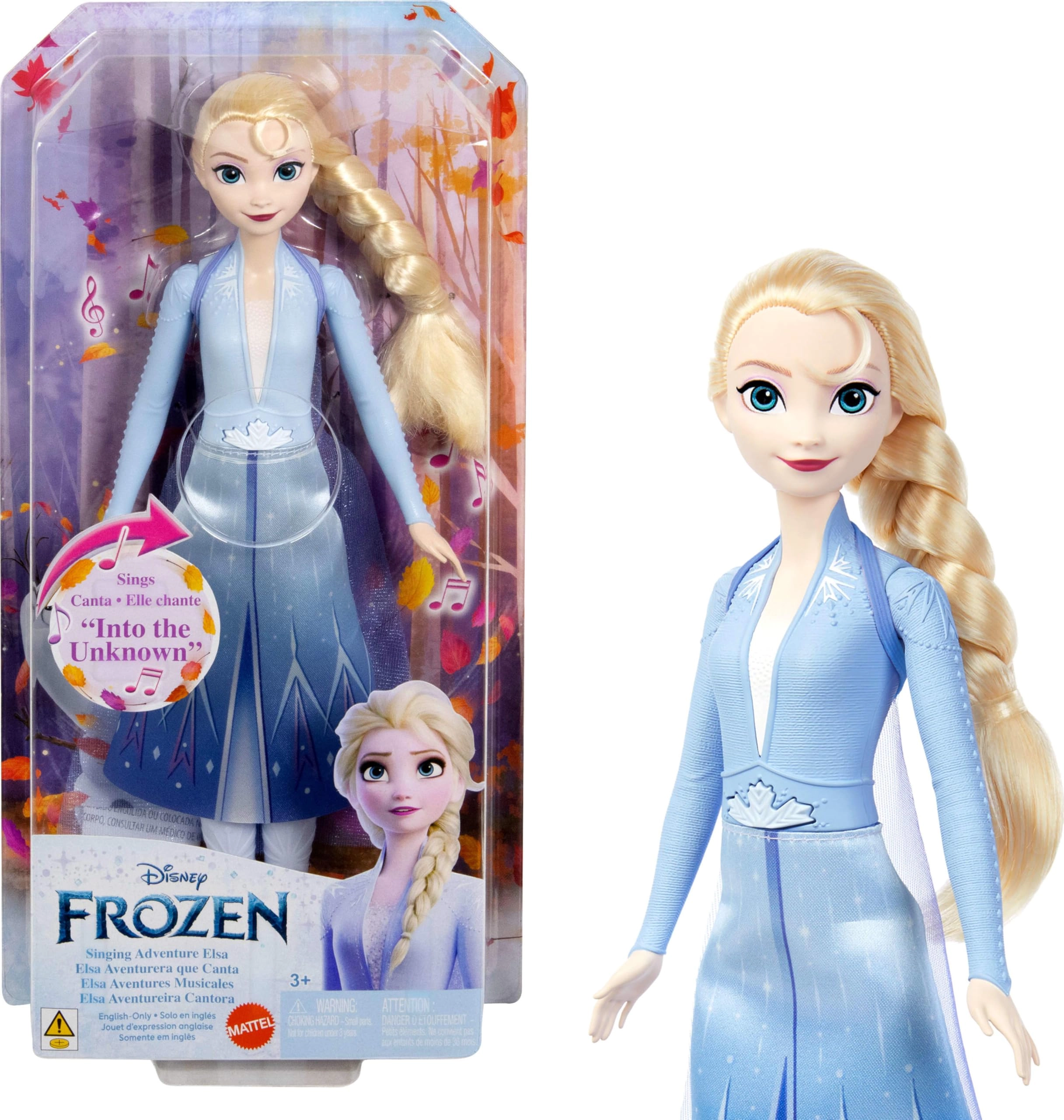 Mattel Elsa Fashion Doll - Sings "Into the Unknown" English Ages 3+