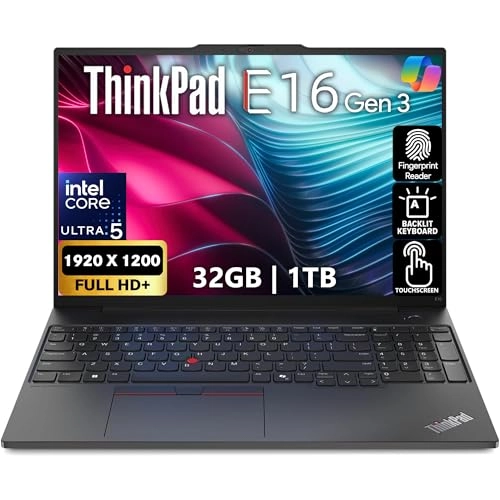 ThinkPad E16 Gen 3 - 16'' Core Ultra 5 225U 32GB DDR5 1TB SSD