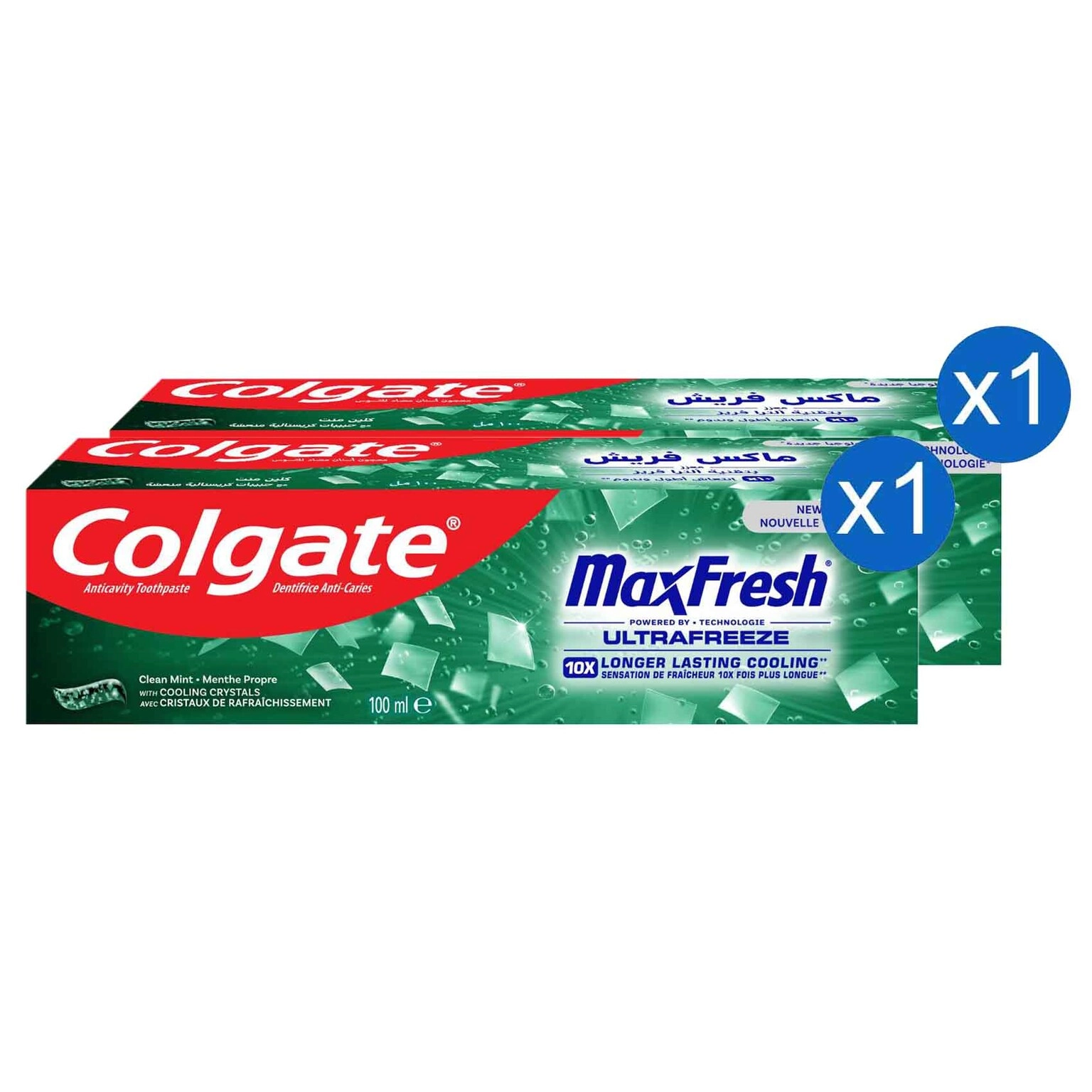 Colgate Max Fresh Clean Mint Toothpaste 100ml Pack