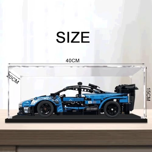 Acrylic Display Case for LEGO 42123 Car Model