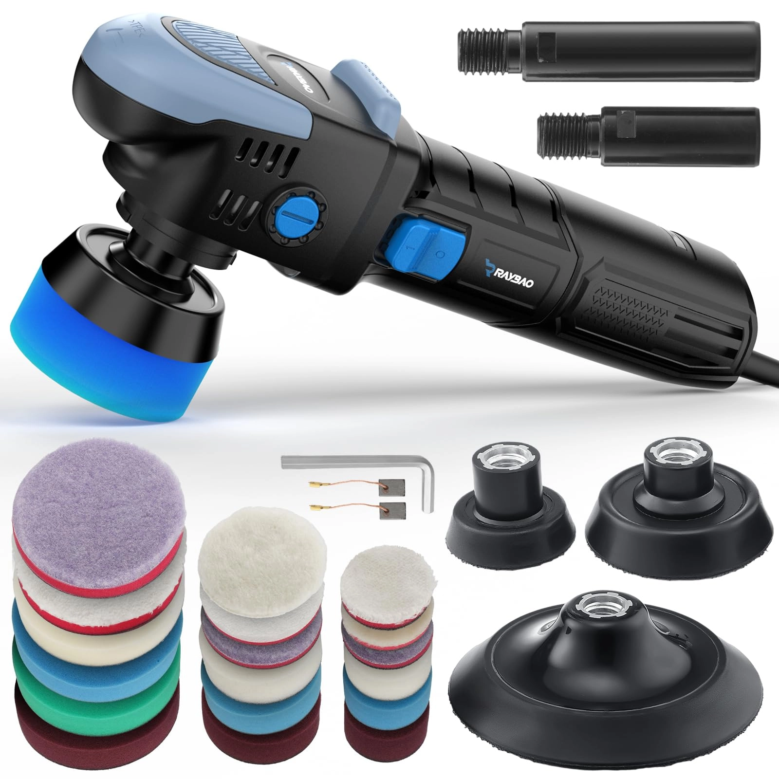 Dual Action Car Polisher - 900 Watts 5/6-inch