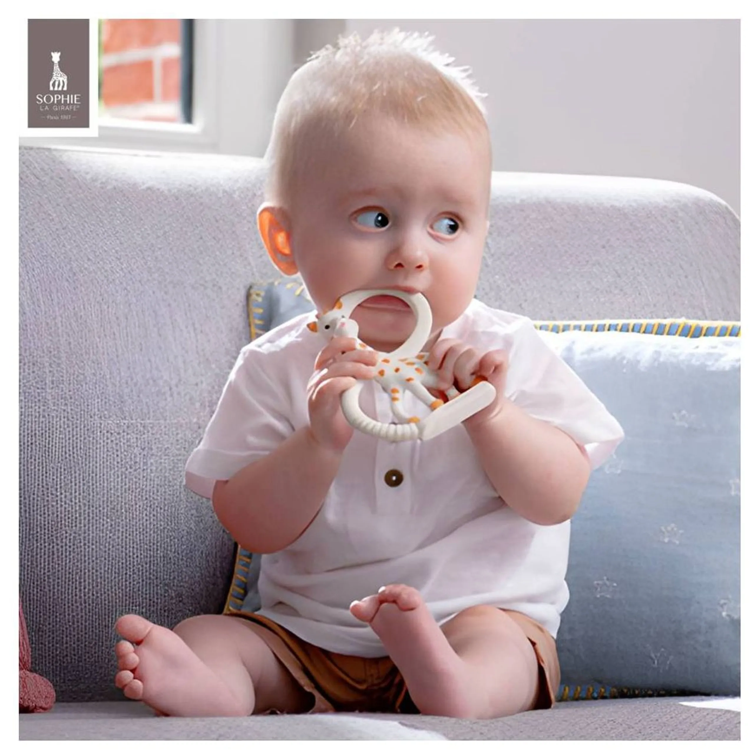 Teething Ring - 100% natural rubber