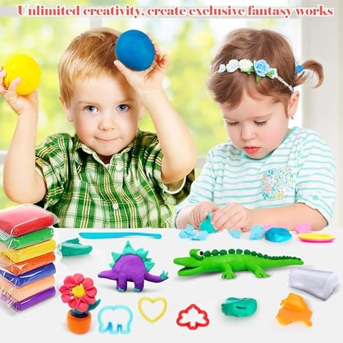 Air Drying Modelling Clay - Polymer Clay 64 piece(s)