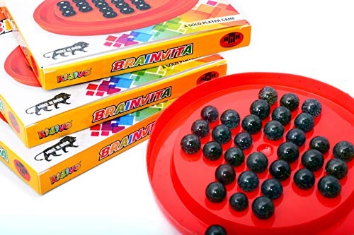 Brainvita Mini - 33 Pieces Pearl Finish Marbles