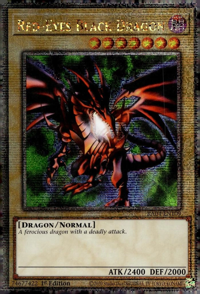 Yu-Gi-Oh! Red-Eyes Black Dragon RA04-EN109 - Quarter Century Secret Rare