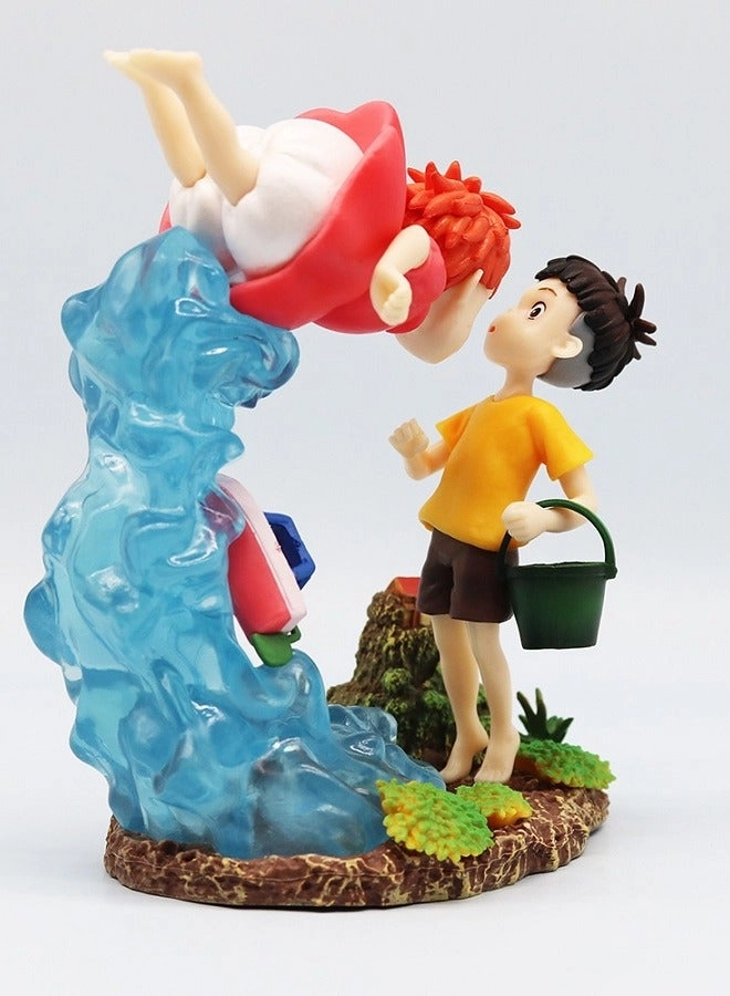 Ponyo - Ponyo on the Cliff (18 cm) (QQ0129)