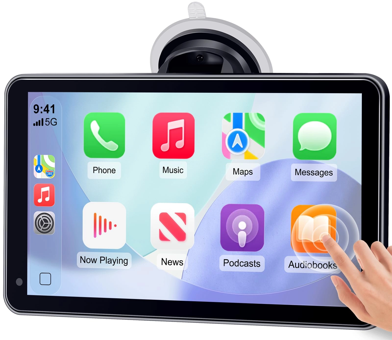 Befumly Wireless Apple Carplay Screen - 7 Inches