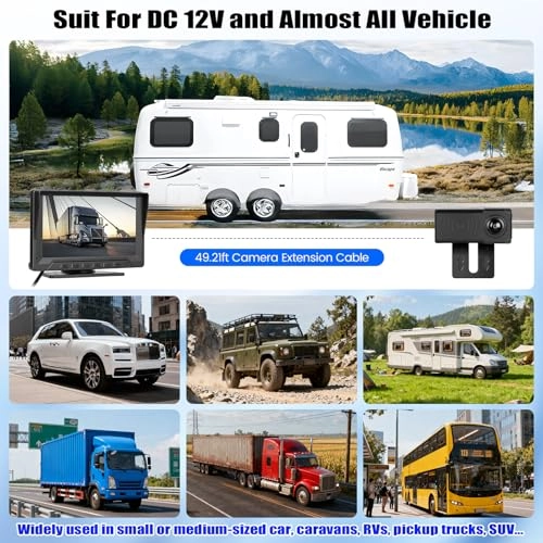 Backup Camera Kit - Night Vision wired 1920 x 1080