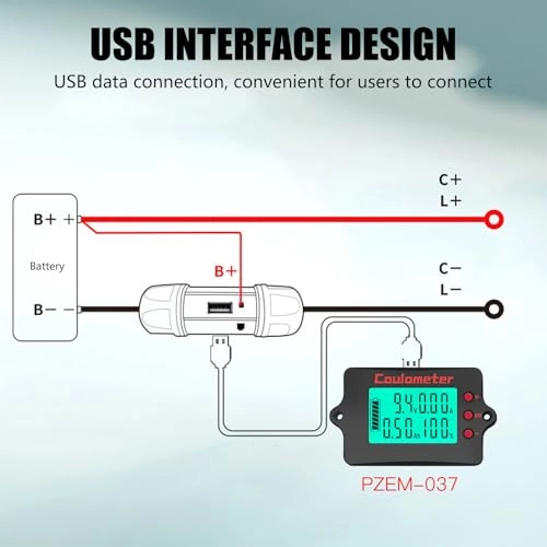 Voltmeter Ammeter - Digital Display AC80-380V