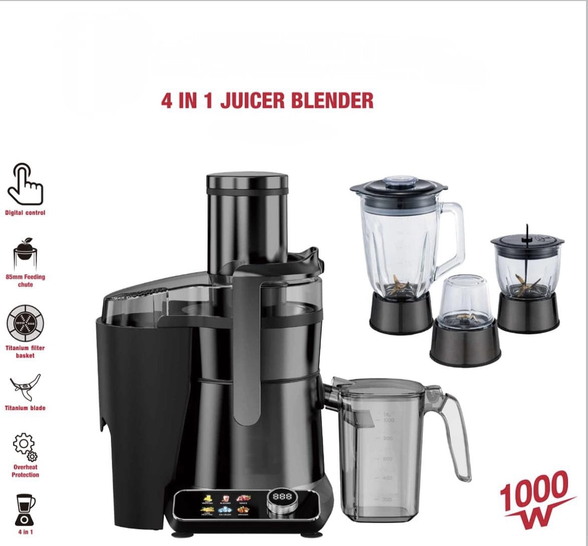 4 in 1 Smart Digital Juicer Blender - 1.5L 2L
