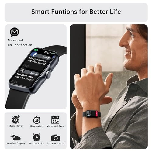 Fitness Tracker - 1.47" HD 24/7 Heart Rate Blood Oxygen