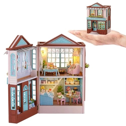 3D Wooden Dollhouse - Dessert Shop 1:36