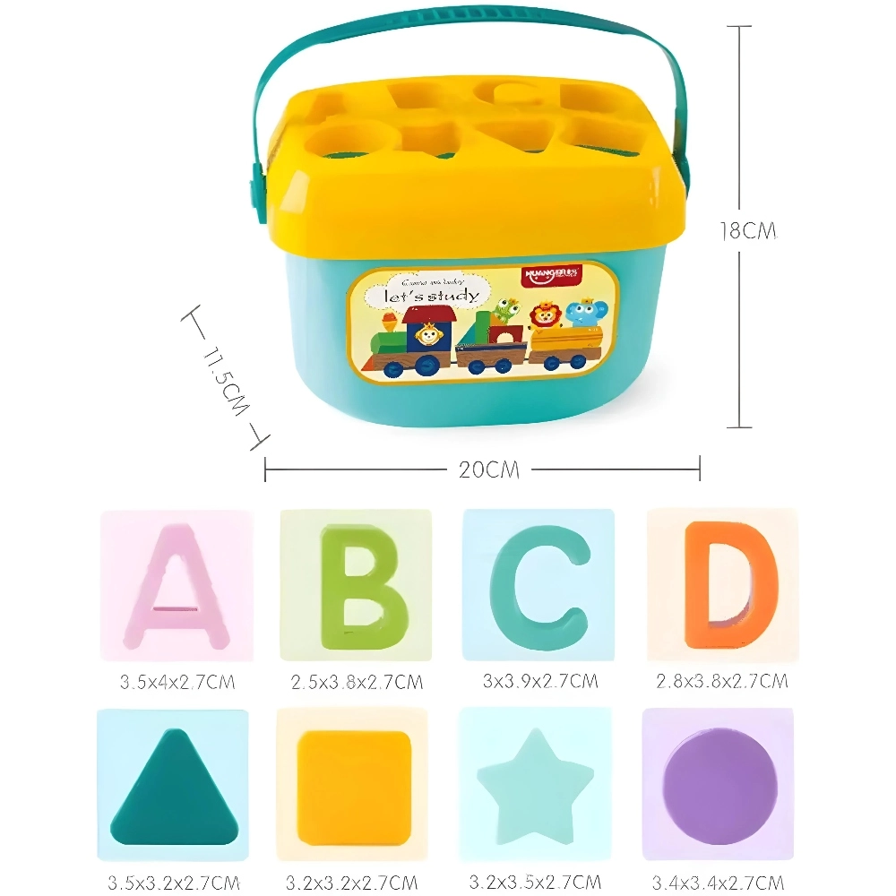 Baby's 1st Block Toy - Suitable for 18 months & above