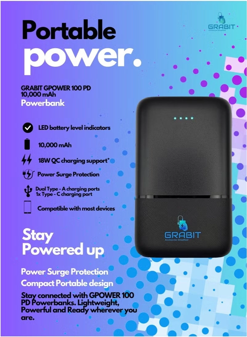 GPOWER-100E - 10000 mAh 20W