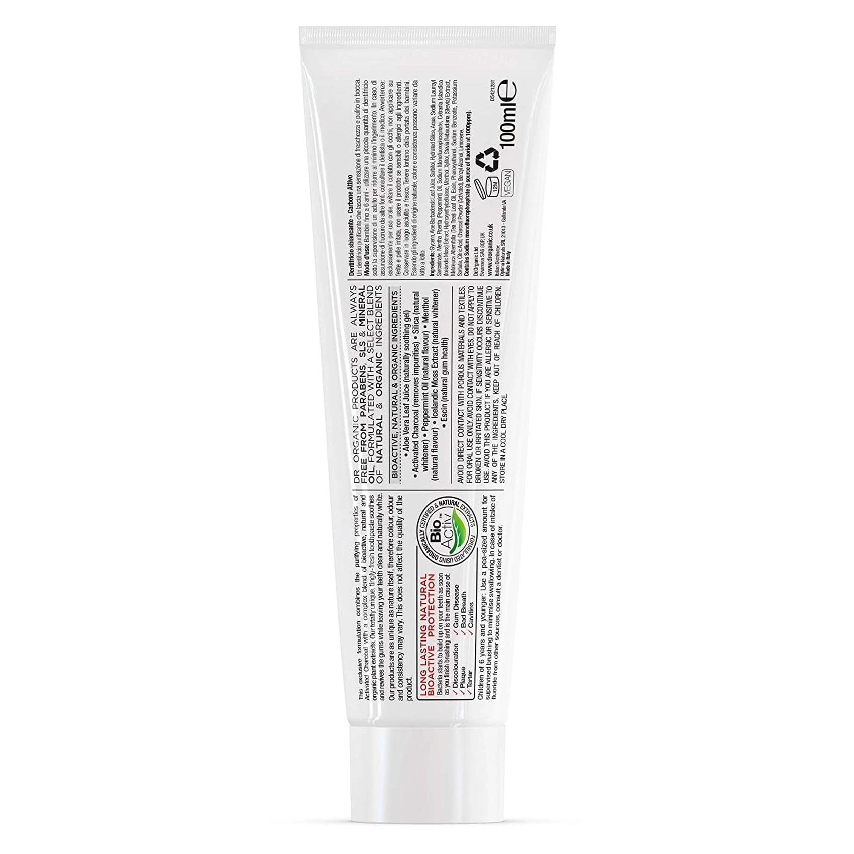Charcoal Whitening Toothpaste 100ml