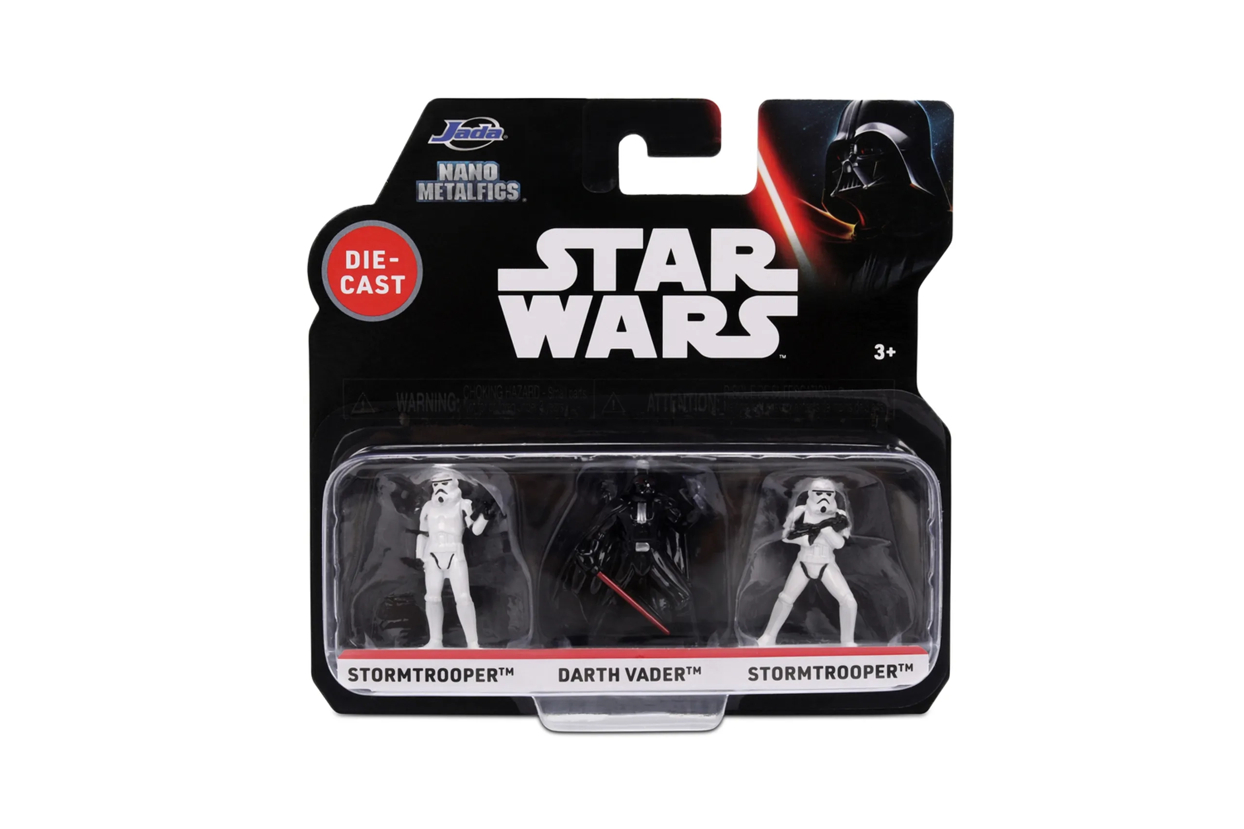 Darth Vader + Stormtrooper + Stormtrooper - Nano Metalfigs Star Wars