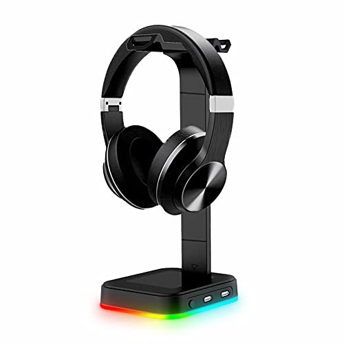 Headphone Stand for Headphones - Wireless Charging RGB