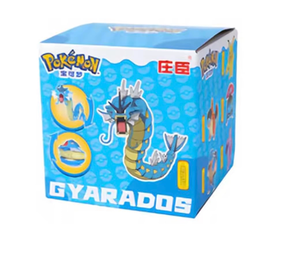 Pokémon Gyarados - Pokemon - Pokeball Articulated Collectable Figure 15+ Years Box Style 2 (8 cm) (6933356301696_Gyarados)