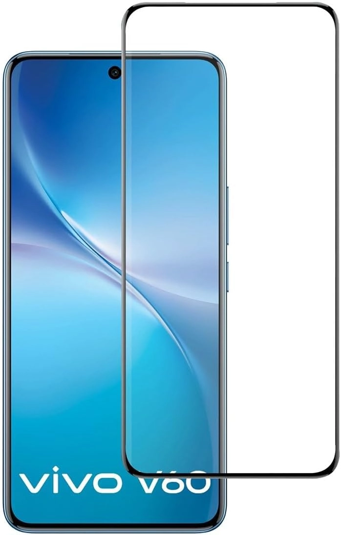 Muzz International Anti-Scratch Anti-Fingerprint Tempered Glass Screen Protector for Vivo V60 2025