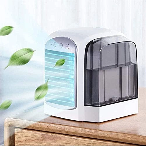 Mini Portable Air Conditioner - 7 Colors 2 Water Tanks USB