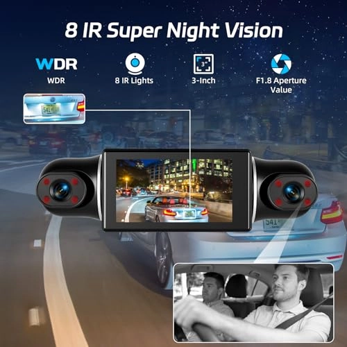 360° 4 Channel Dash Cam - 2K