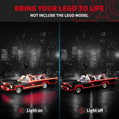 Light Kit for LEGO The Classic TV Series Batmobile 76328 - 2.0 Innovative LED Lighting