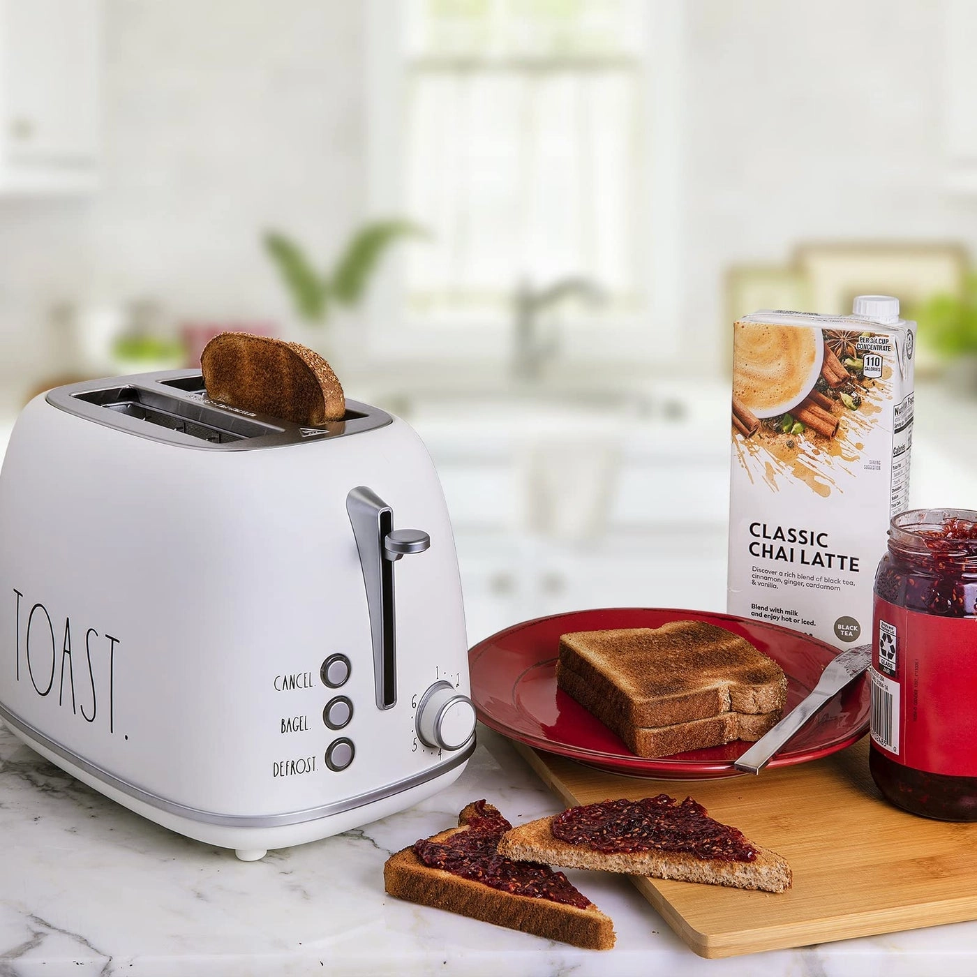 Retro Rounded Bread Toaster - 2 Slice