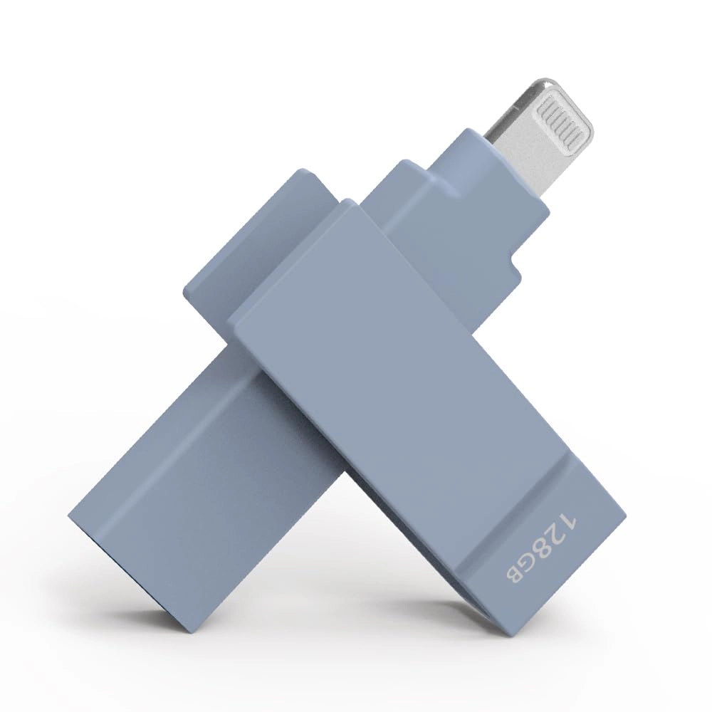 PioData iXflash - USB 3.2 Gen 1 USB Type A & Lightning 128 GB