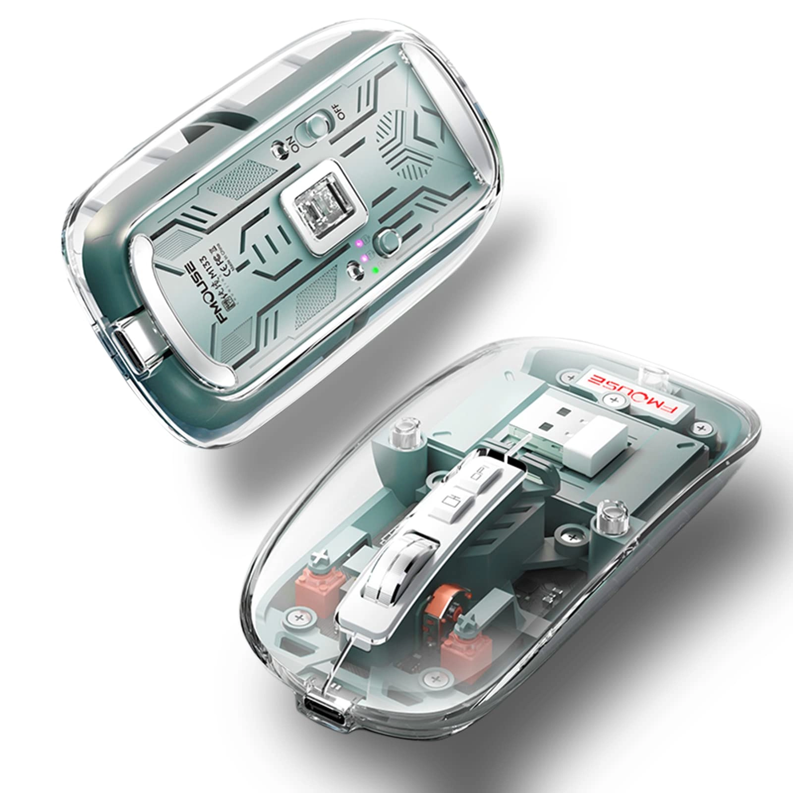 KBMSCITH Slim Rechargeable Silent Mouse - Wireless