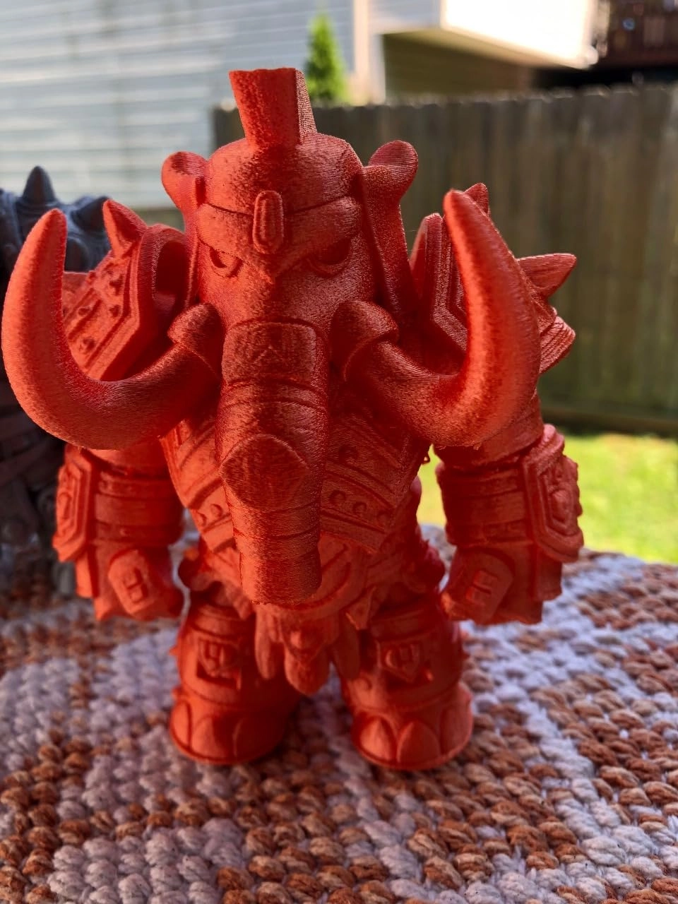 Rhino Statue - PLA Plastic