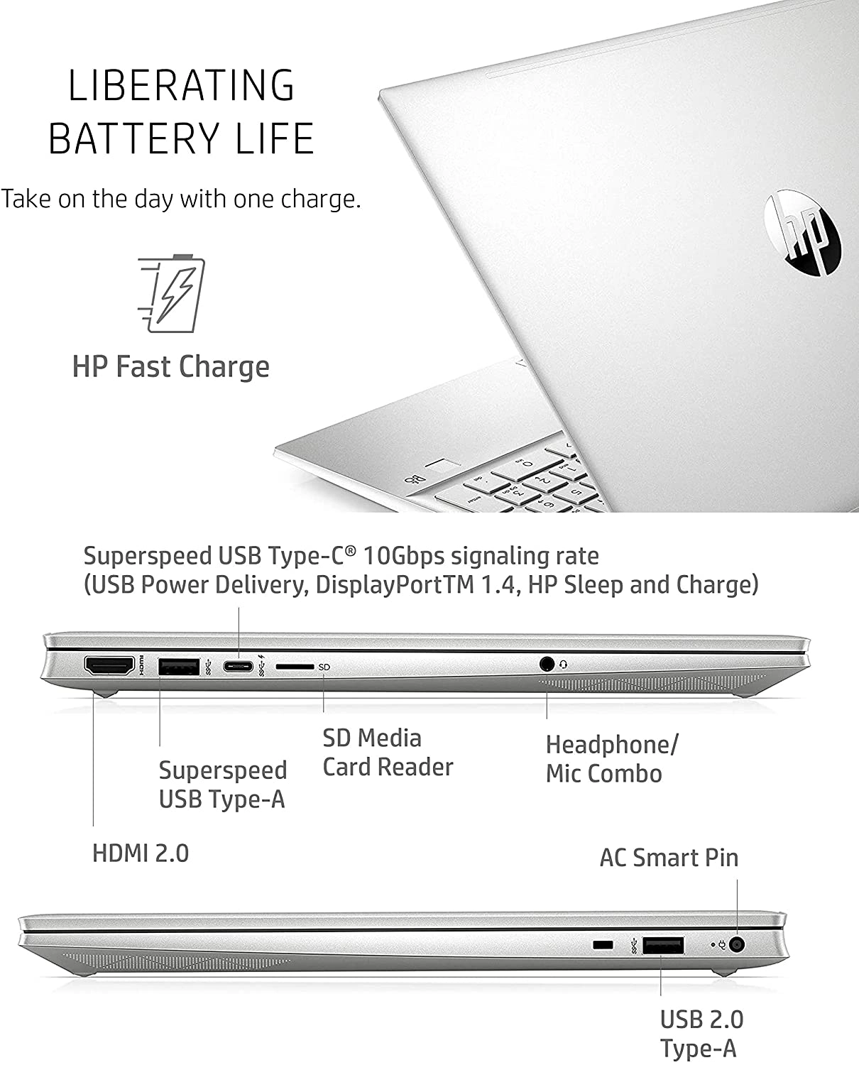 Pavilion 15t-eg000 - 15.6'' Core i5-1135G7 8GB DDR4 512GB SSD