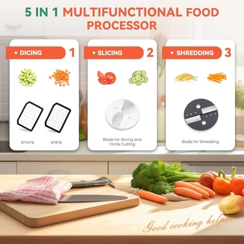 5 in 1 Vegetable Dicer - 2L 600W