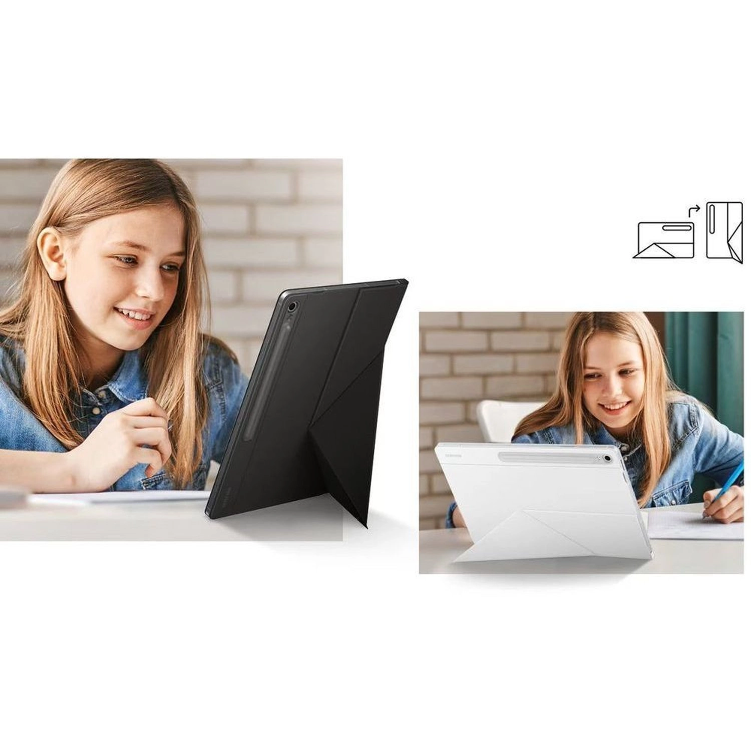 Smart Book Cover for Galaxy Tab S10 FE+