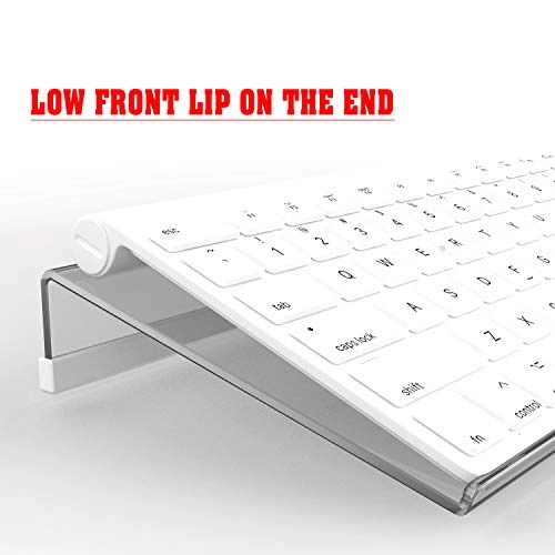 Acrylic Tilted Computer Keyboard Stand