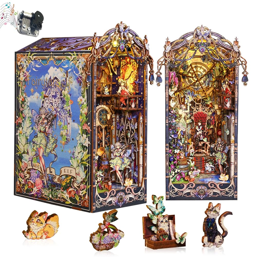 3D Wooden Book Stand Puzzle - 1：24